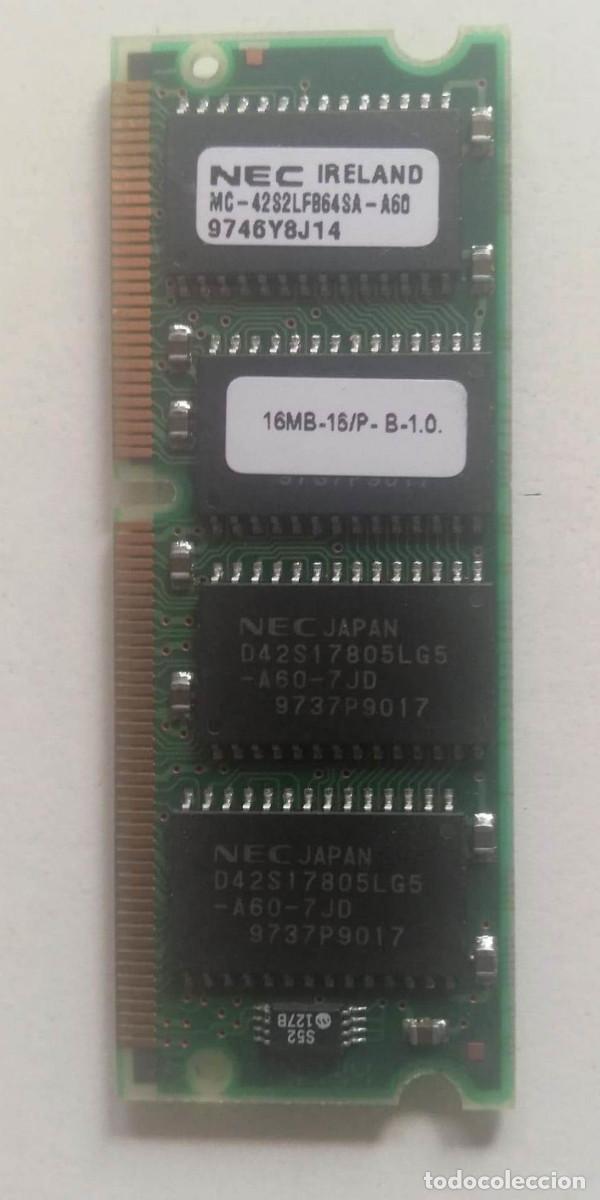 Segunda mano: MODULO DE MEMORIA RAM DE PORTATIL NEC, VINTAGE, 16MB - Foto 1