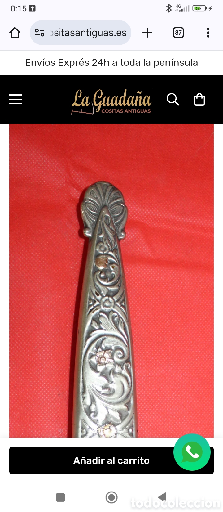 Segunda mano: FACON ARGENTINO DAGA CUCHILLO GAUCHO XIX - Foto 2