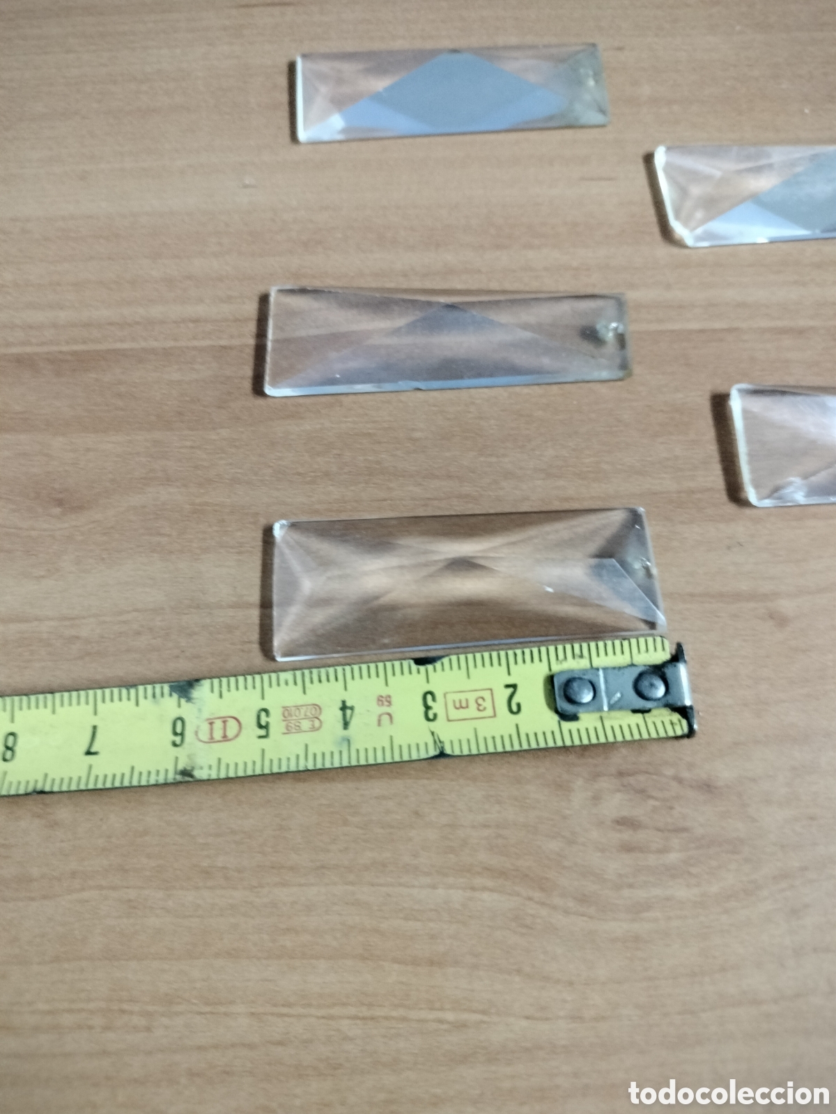 Segunda mano: Lote de 5 cristales de lampara - Foto 2