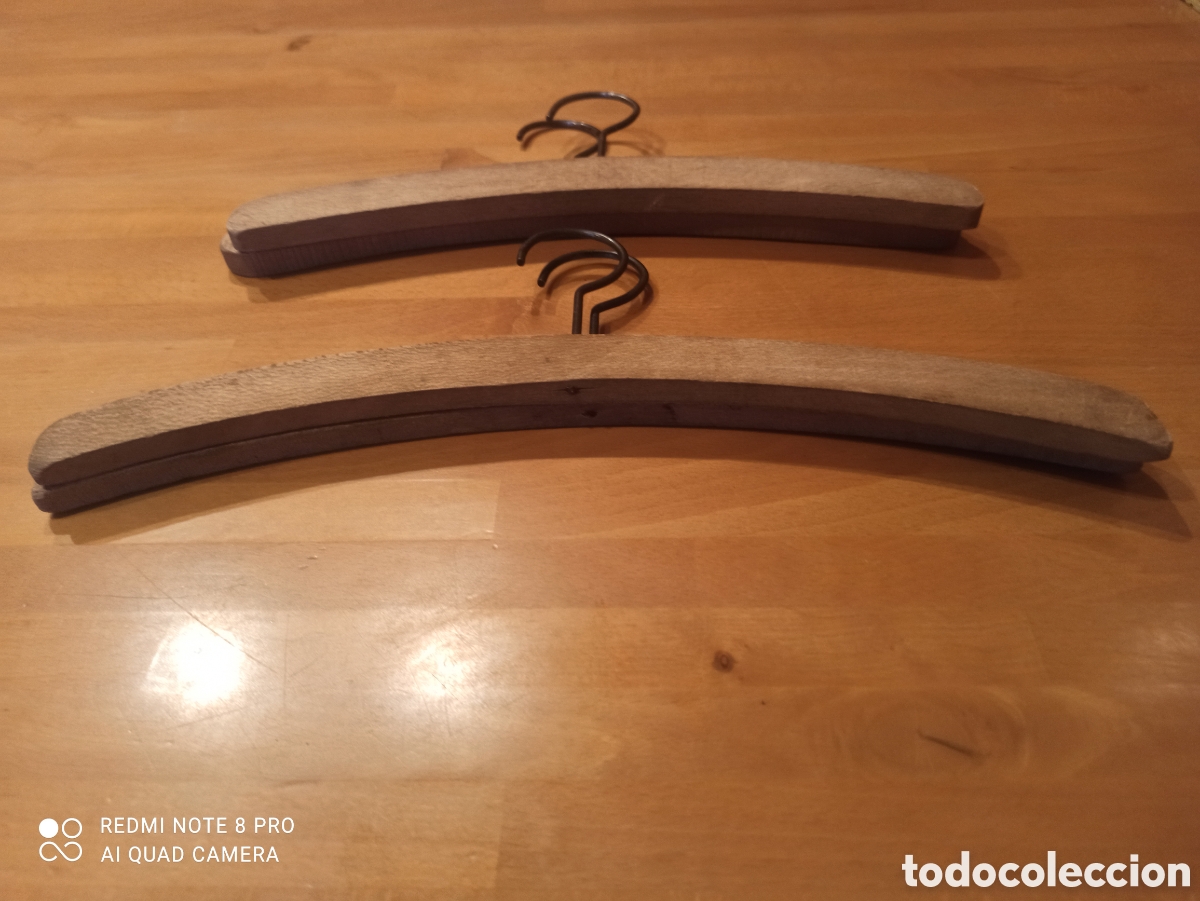 Segunda mano: 4 colgadores de madera antiguos - Foto 3
