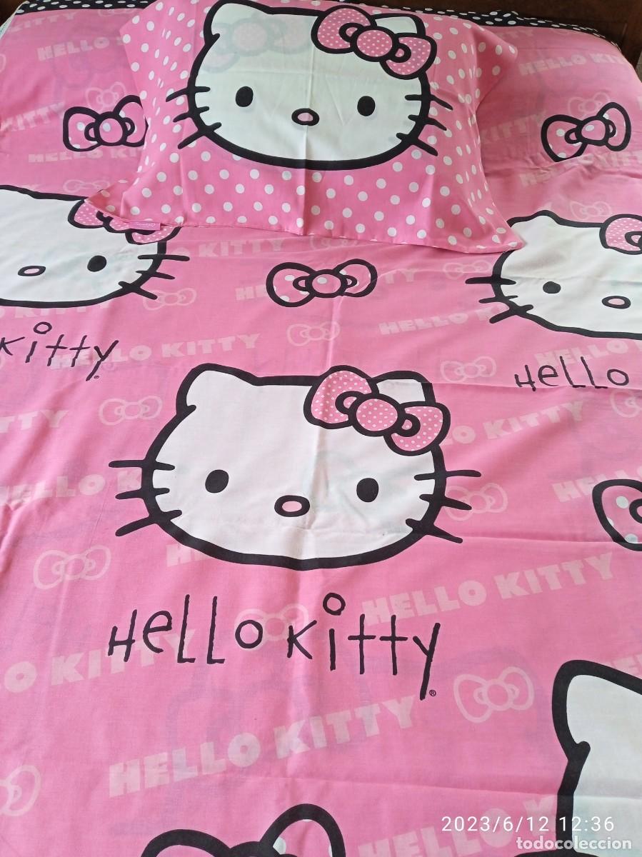 Segunda mano: FUNDA NORDICA CON ALMOHADA HELLO KITTY-CAMA DE 90 - Foto 3