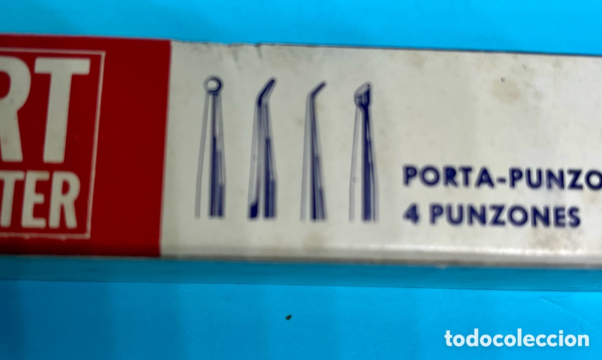 Segunda mano: CAJA ART M&Aacute;STER CON MANGO Y 4 PUNZONES REPUJAR - Foto 7