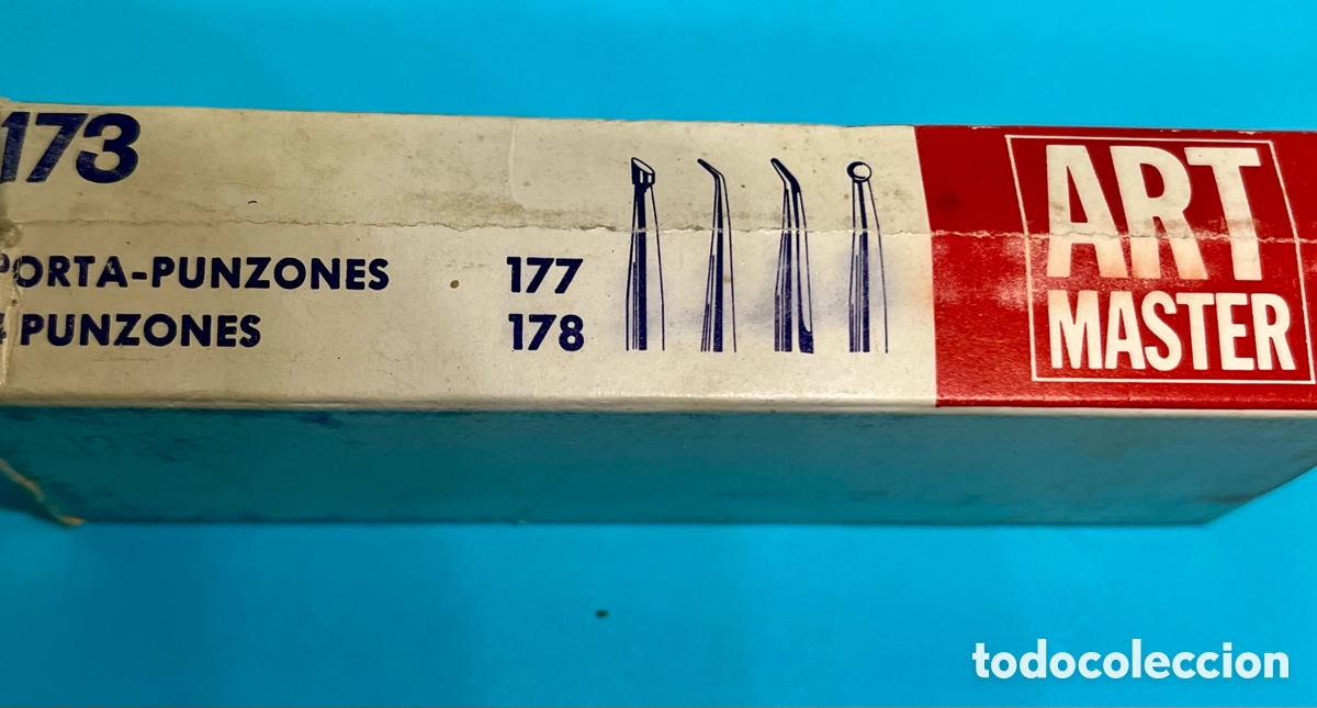 Segunda mano: CAJA ART M&Aacute;STER CON MANGO Y 4 PUNZONES REPUJAR - Foto 8