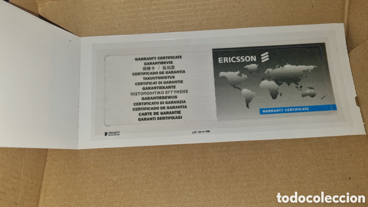 Segunda mano: ANtiguo Tel&eacute;fono m&oacute;vil ericsson gf768 en caja - Foto 5