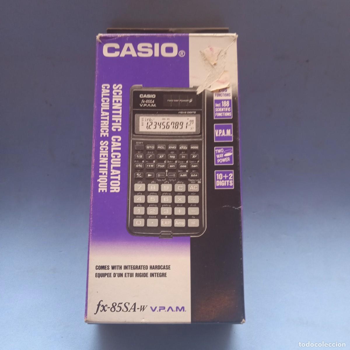 Segunda mano: CALCULADORA CIENT&Iacute;FICA SOLAR CASIO FX-85SA-W - Foto 1