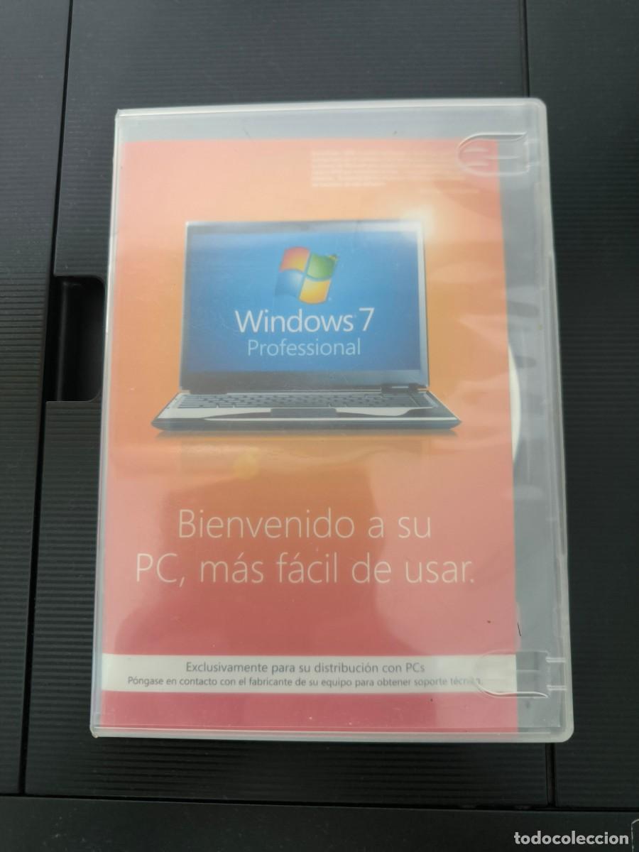 Segunda mano: DVD WINDOWS 7 PROFESSIONAL 64 BTS - Foto 1