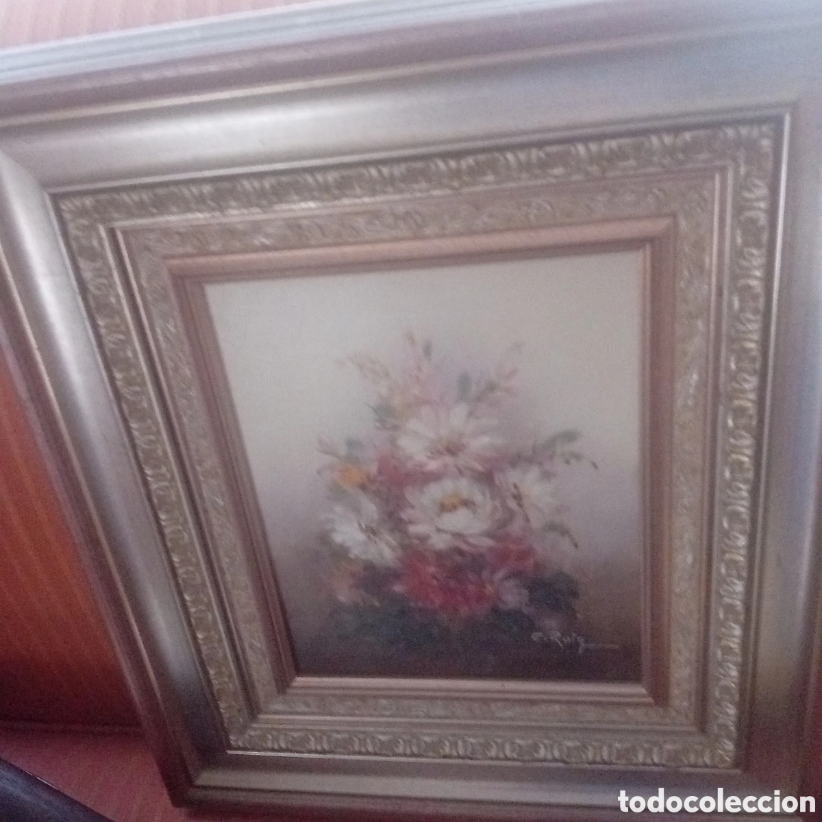 Segunda mano: Precioso oleo de flores de C.Roig - Foto 1