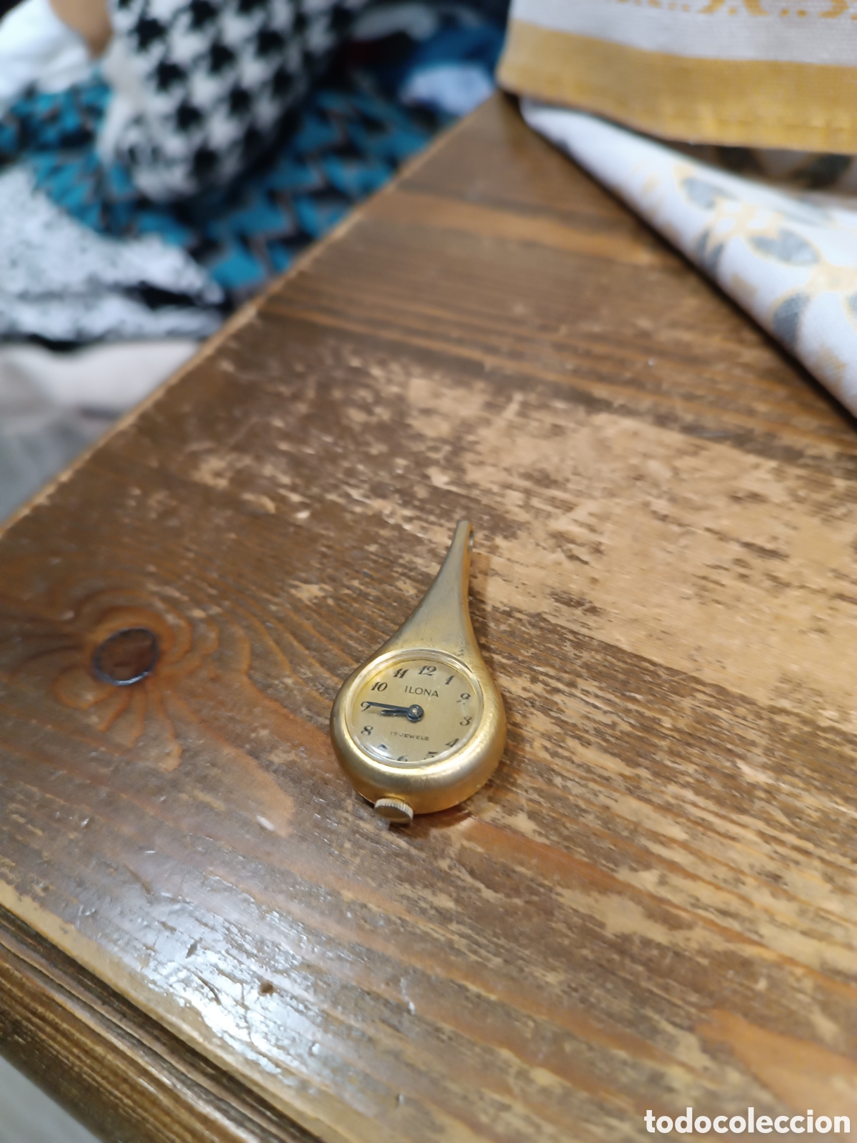 Segunda mano: Colgante reloj vintage - Foto 2