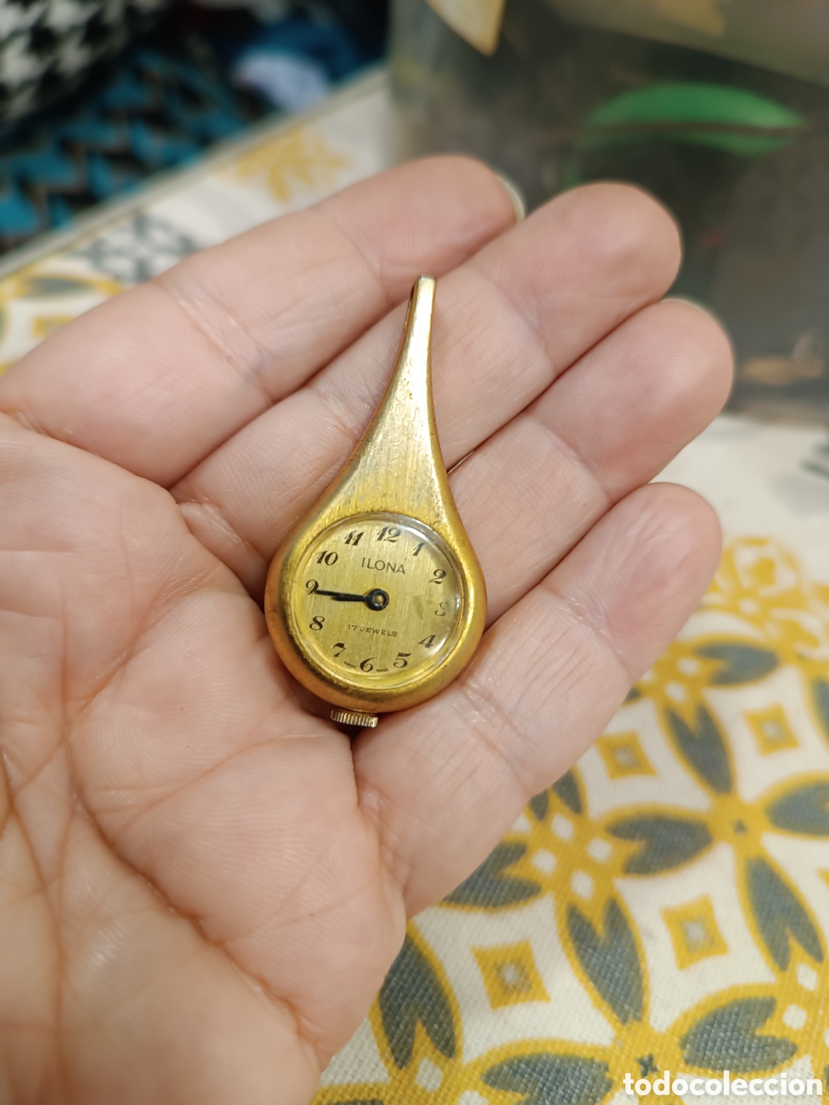 Segunda mano: Colgante reloj vintage - Foto 1