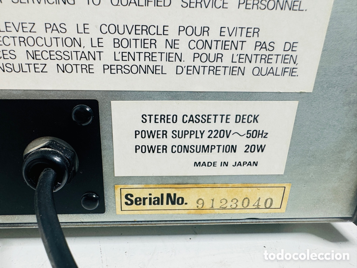 Segunda mano: Stereo Cassette Deck Hifi Vintage - Foto 10