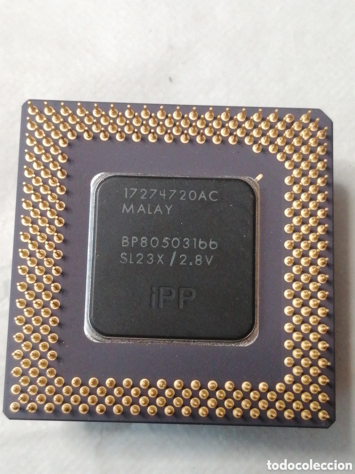 Segunda mano: Microprocesador Intel Pentium SL23x MMX ceramic CPU BP805031bb&nbsp; - Foto 1