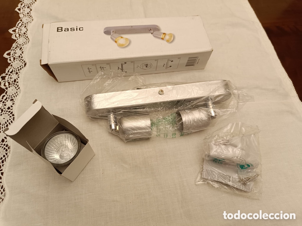 Segunda mano: Foco para dos hal&oacute;genos - Foto 1