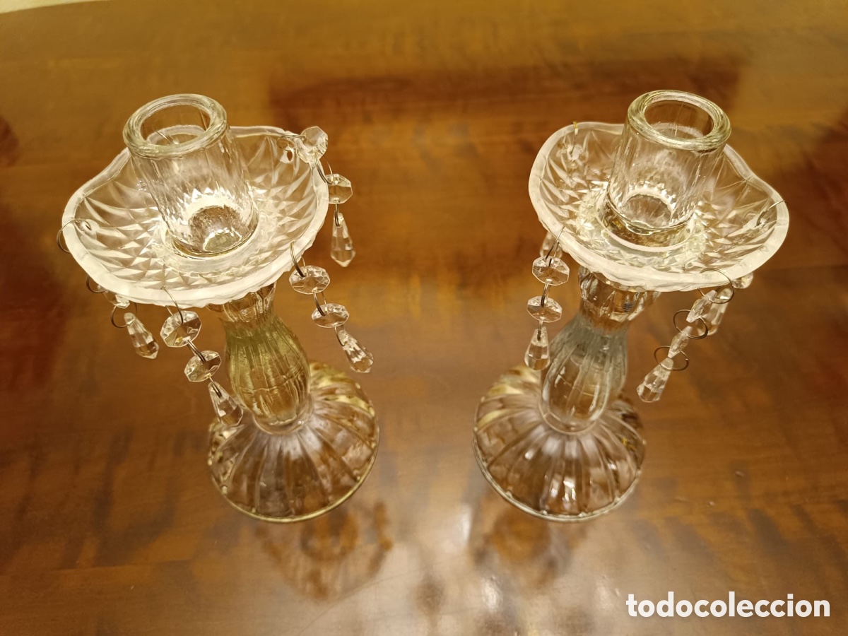 Segunda mano: 2 Pebeteros de cristal - Foto 5