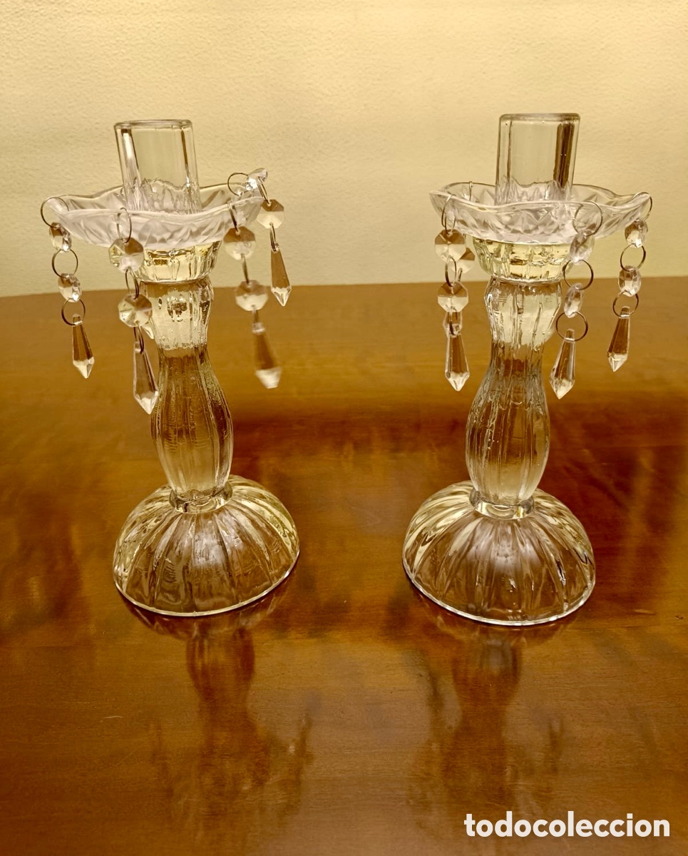 Segunda mano: 2 Pebeteros de cristal - Foto 1