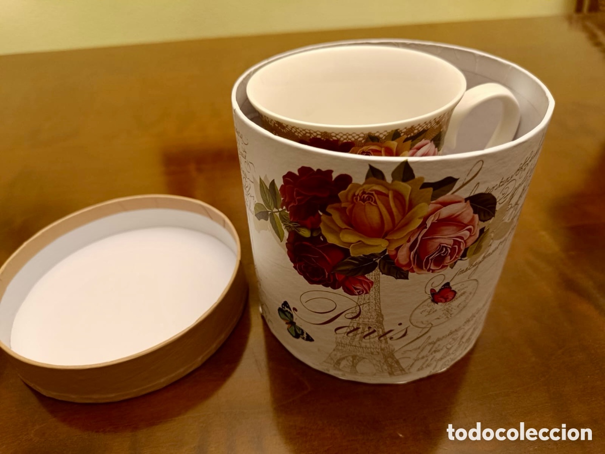 Segunda mano: Taza cer&aacute;mica con su caja - Foto 3