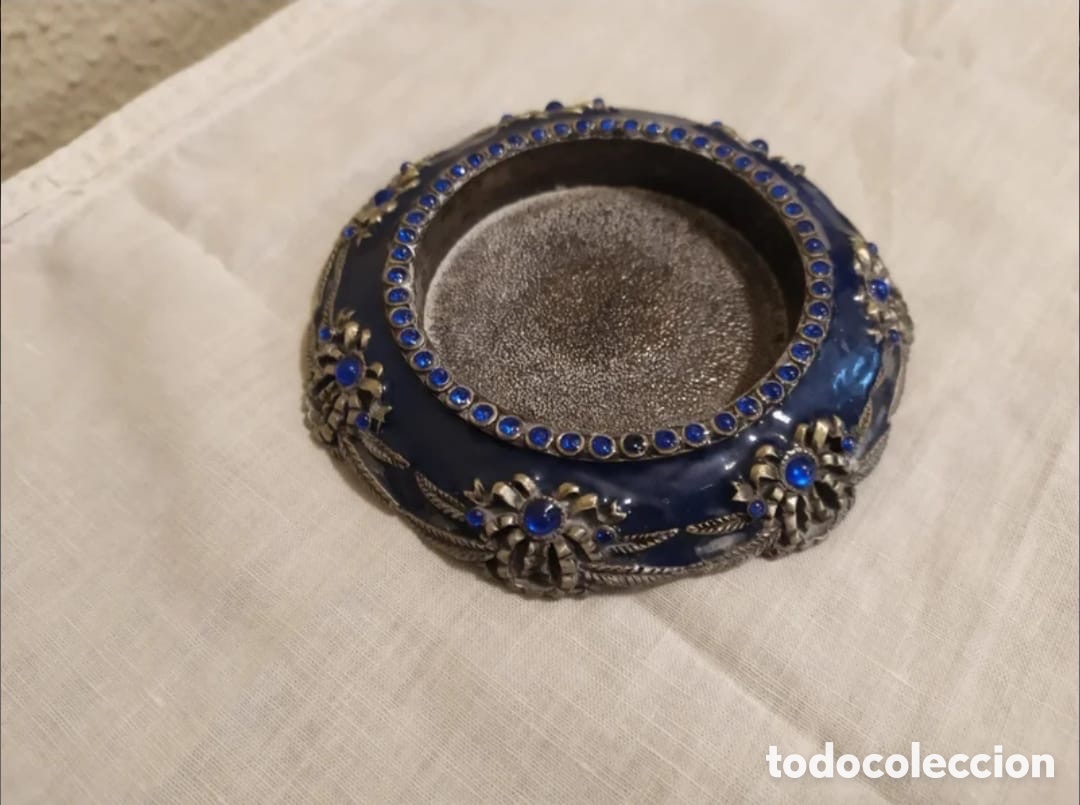Segunda mano: Posavasos/pebetero azul cobalto - Foto 2