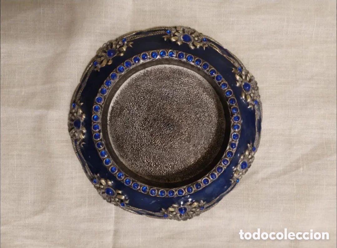 Segunda mano: Posavasos/pebetero azul cobalto - Foto 3