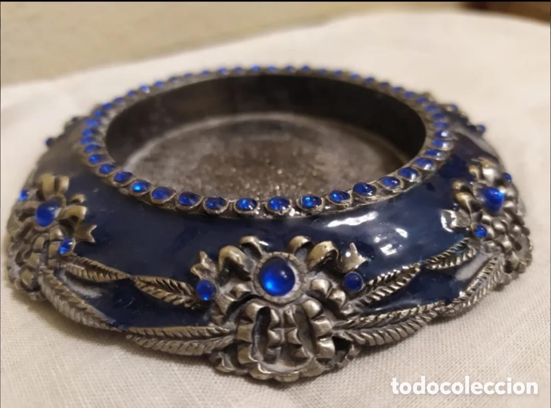 Segunda mano: Posavasos/pebetero azul cobalto - Foto 1