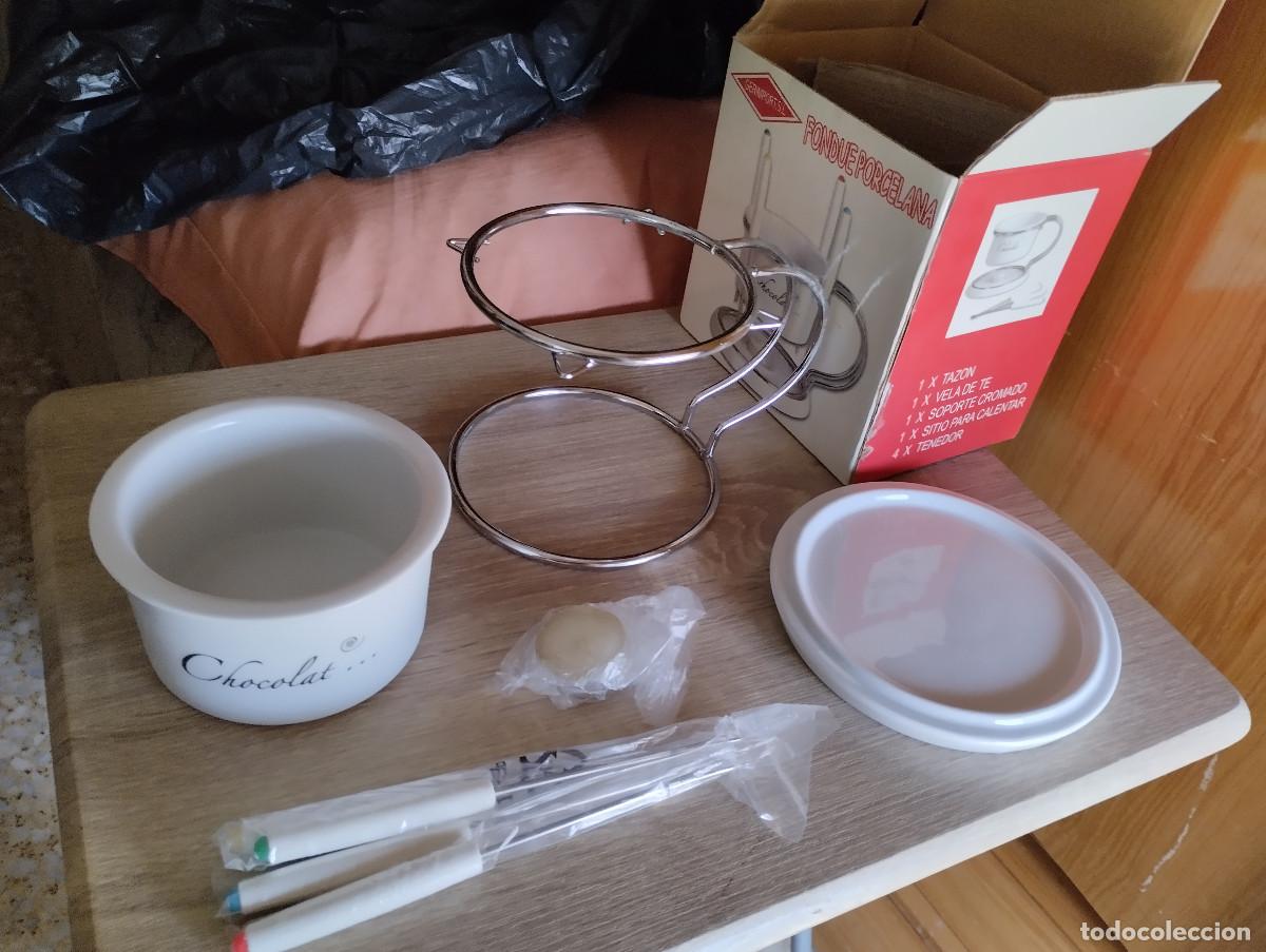 Segunda mano: fondue de porcelana de ocho piezas - Foto 1