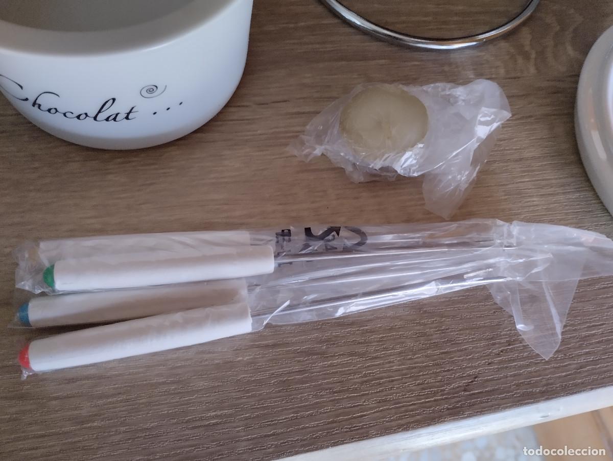 Segunda mano: fondue de porcelana de ocho piezas - Foto 2