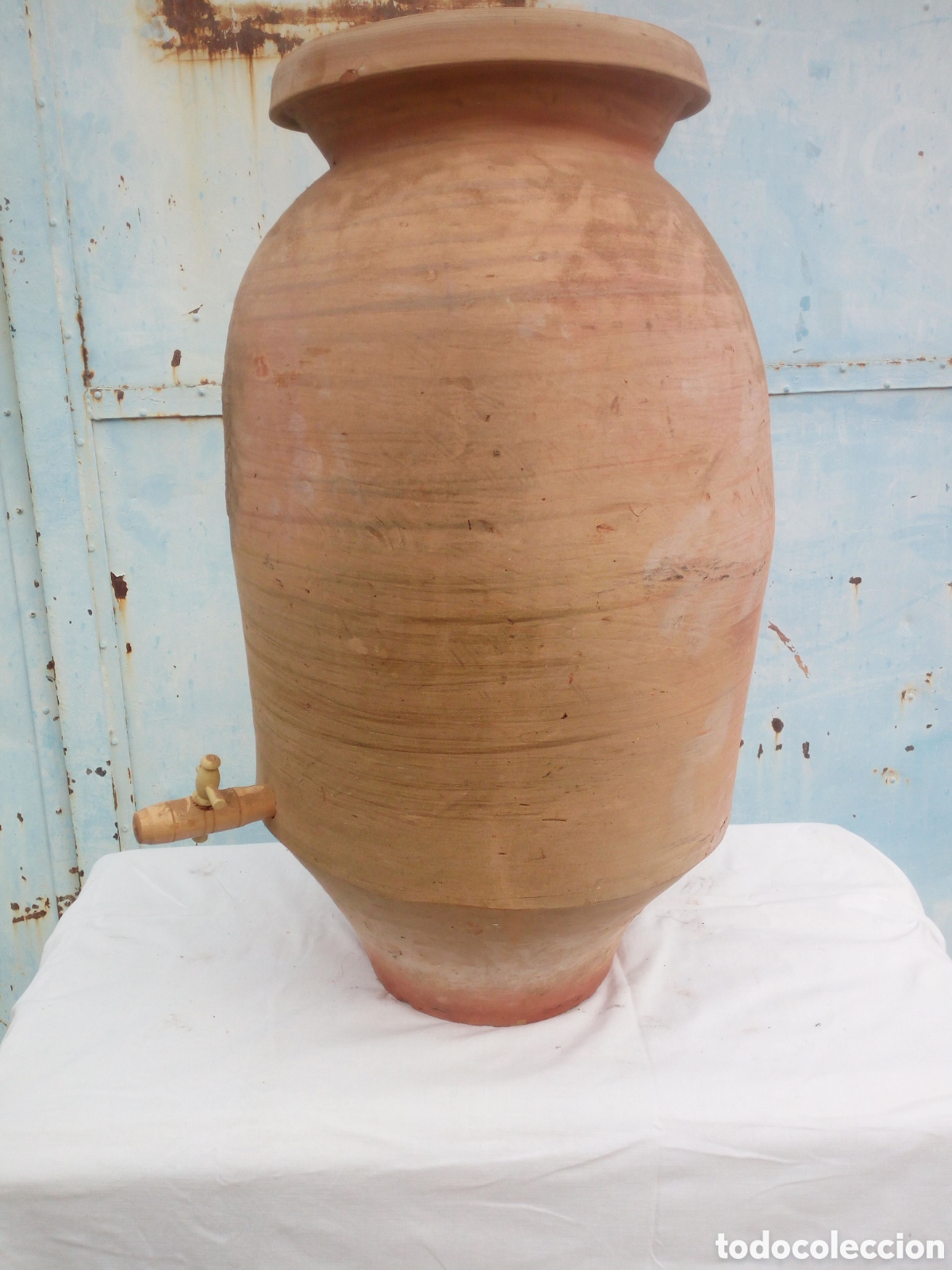 Segunda mano: TINAJA DE CERAMICA CON PIPA O - Foto 1