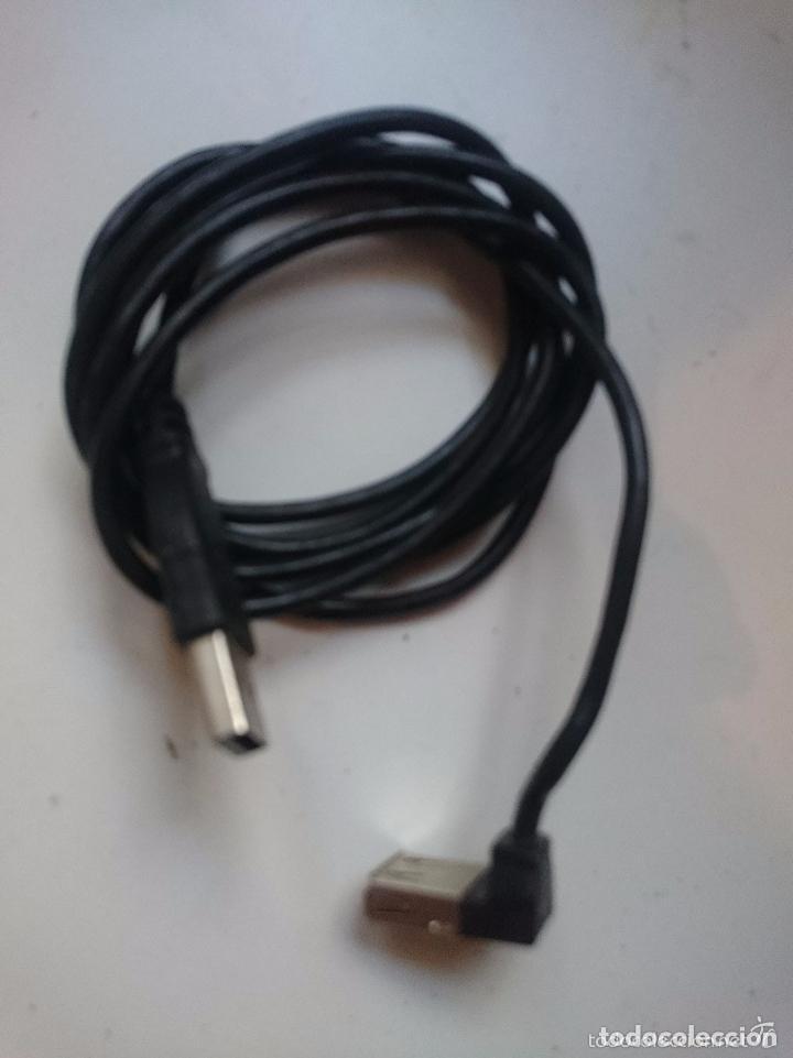 Segunda mano: CABLE CONEXION USB AMBAS PARTES CON UNA PARTE EN FORMA ESPECIAL - Foto 1