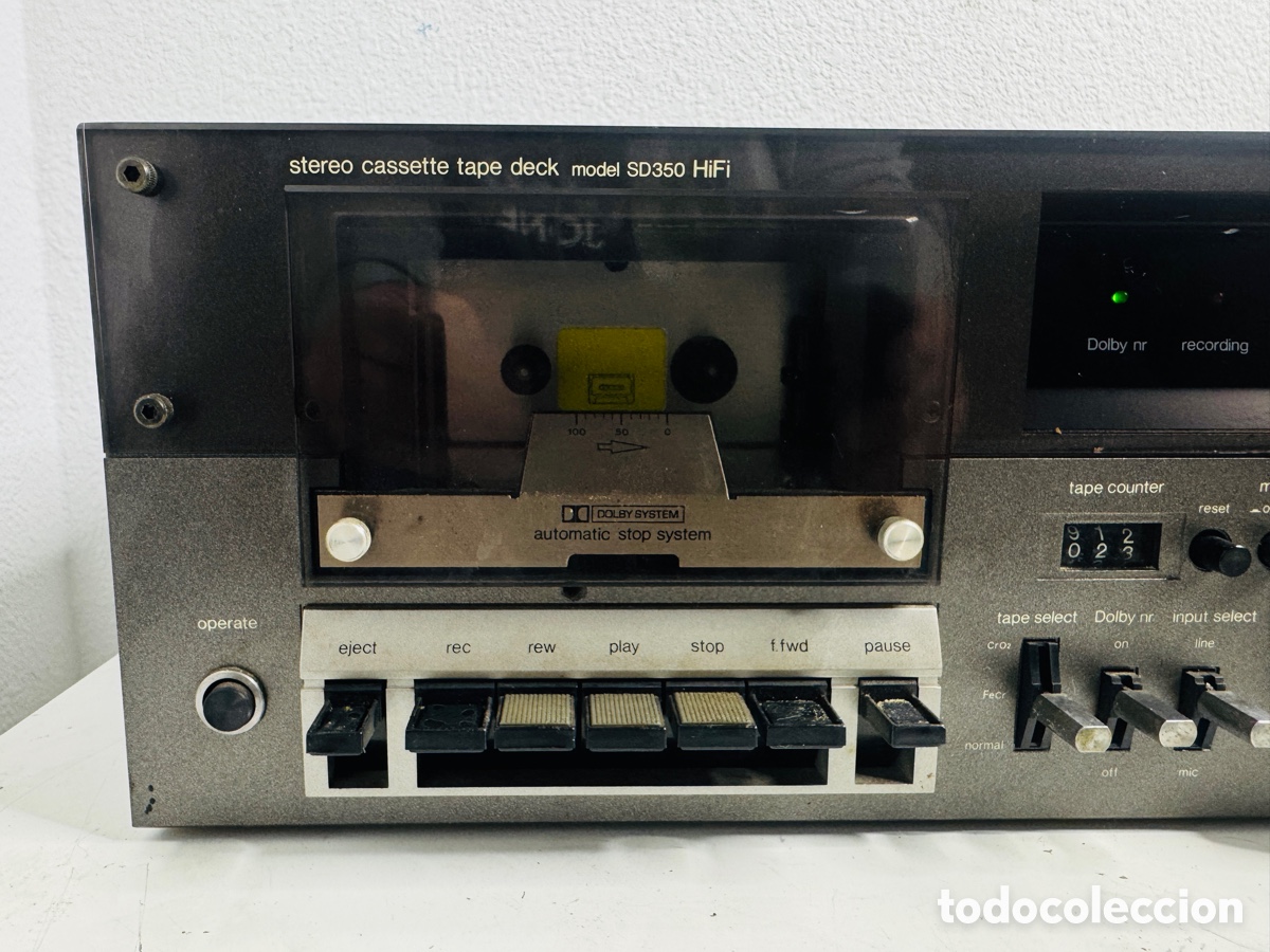 Segunda mano: Silver SD 350 Cassette Deck Hifi Vintage - Foto 5
