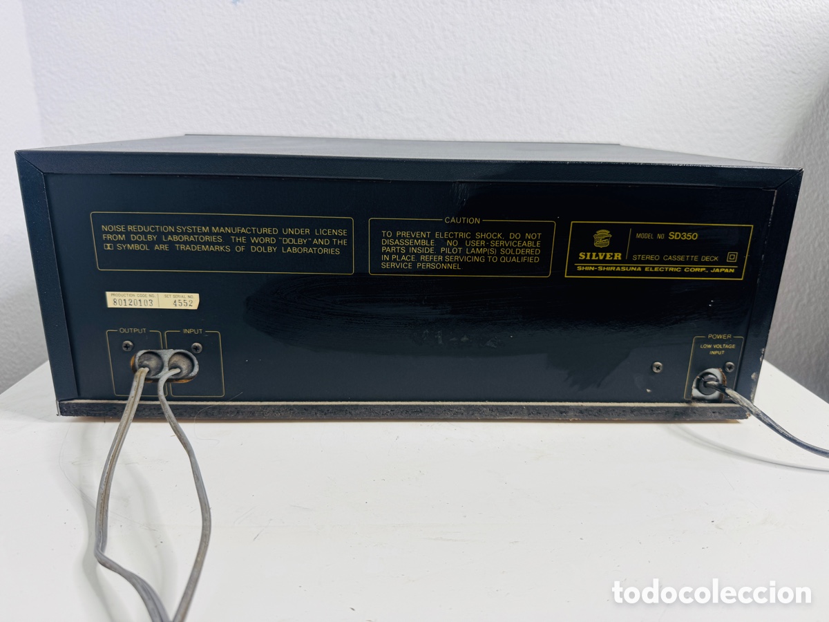 Segunda mano: Silver SD 350 Cassette Deck Hifi Vintage - Foto 10
