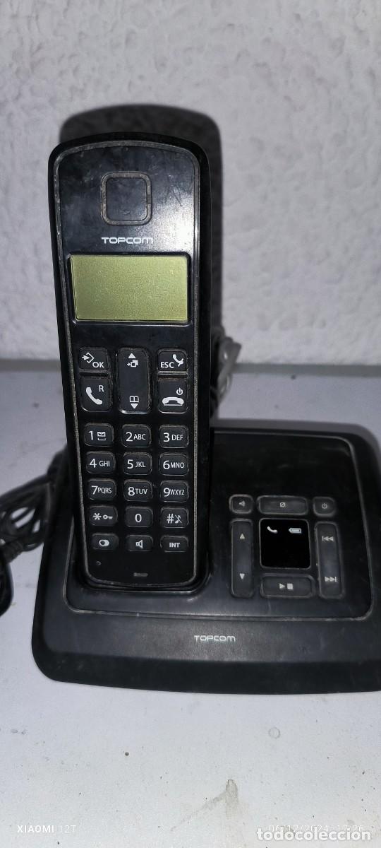 Segunda mano: Tel&eacute;fono inal&aacute;mbrico Topcom Butler con 2 bases de carga - Foto 3