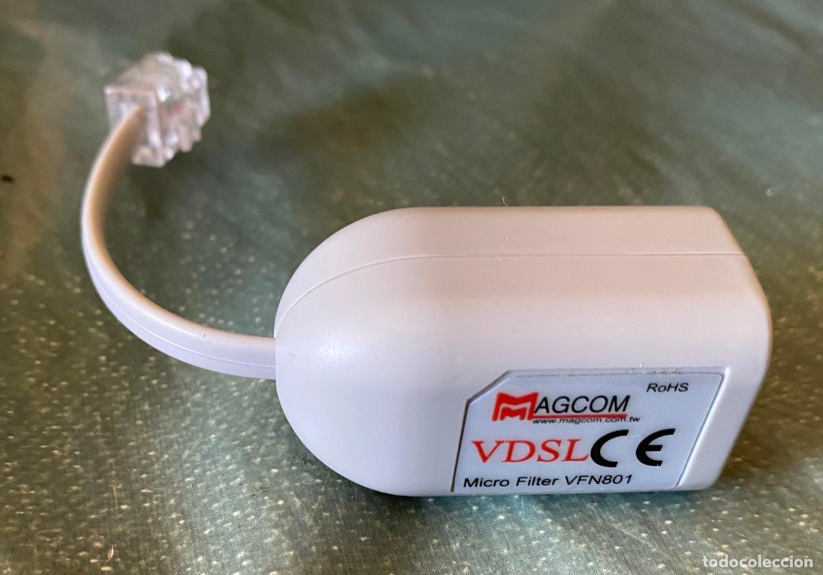 Segunda mano: Filtro VDSL para se&ntilde;al telef&oacute;nica de internet. Marca Magcom. Modelo VFN801. Funciona correctamente. - Foto 1