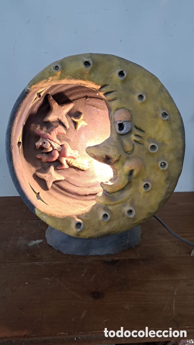 Segunda mano: Lampara sobre mesa luna - Foto 1