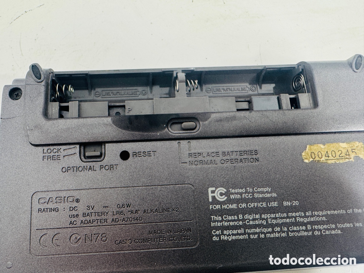Segunda mano: Casio BN-20 Retro Computer - Foto 12