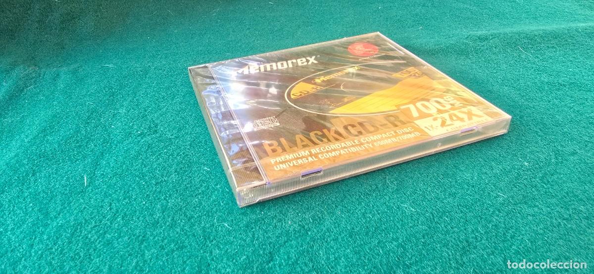 Segunda mano: CD-R MEMOREX BLACK 700 MB - 24X (PRECINTADO) - Foto 2