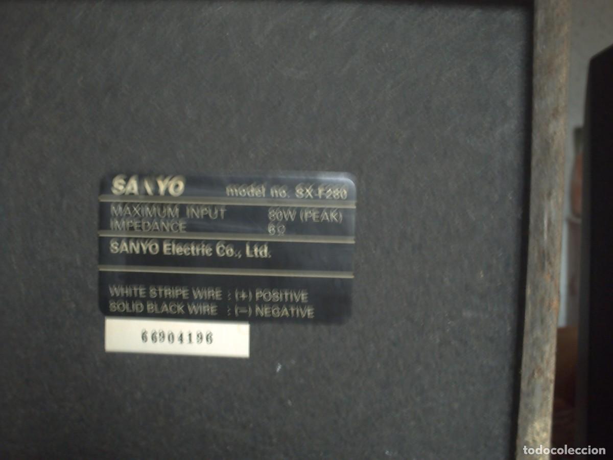 Segunda mano: ALTAVOCES DE LA MARCA SANYO 80W x2 - Foto 3