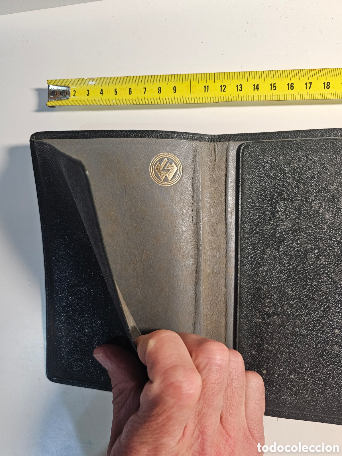 Segunda mano: Porta documentos de piel o similar, 1950s 1970s - Foto 4