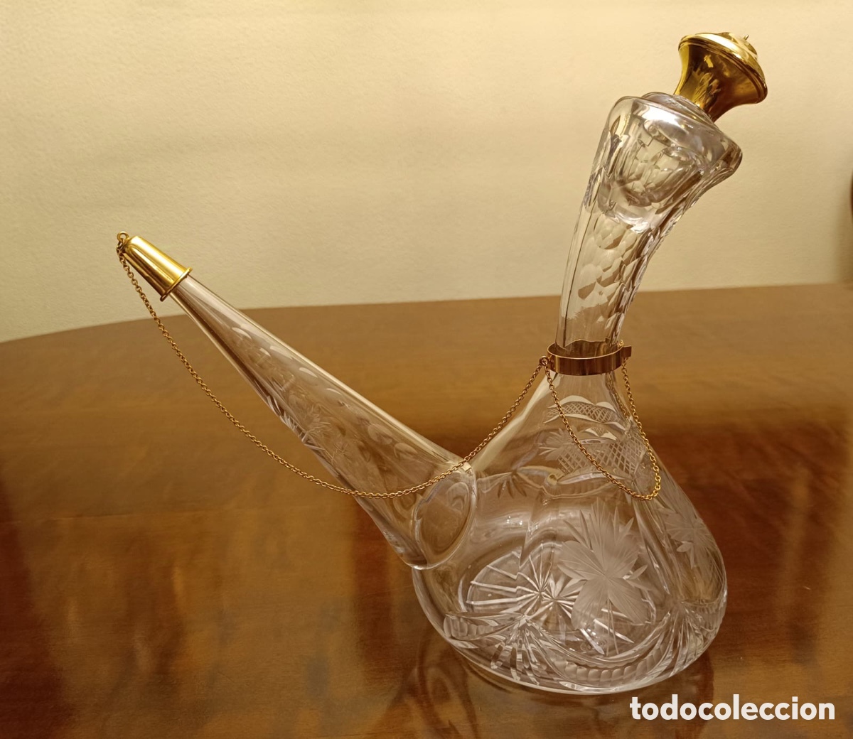Segunda mano: Porr&oacute;n de cristal tallado - Foto 1