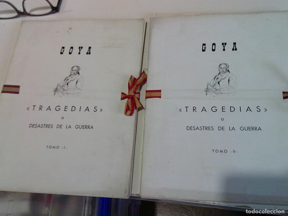 Segunda mano: GOYA TRAGEDIAS DESASTRES DE LA GUERRA 2 TOMOS CON SUS LAMINAS - Foto 1
