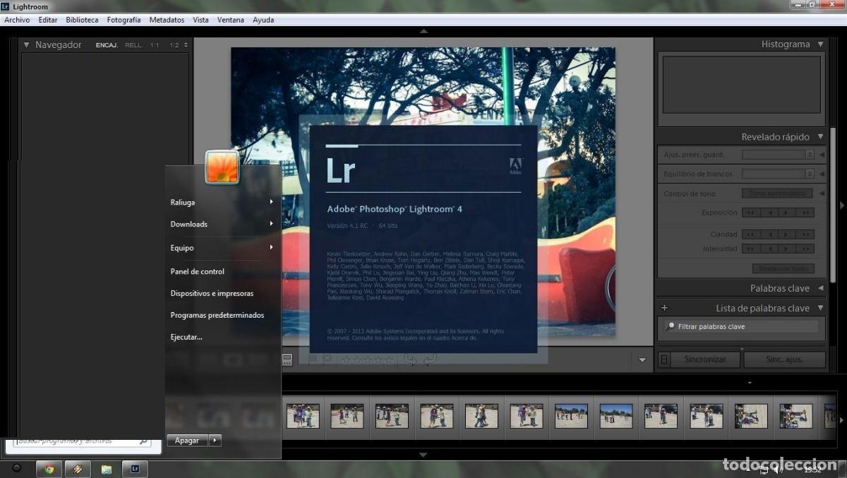 Segunda mano: ADOBE PHOTOSHOP LIGHTROOM 4.1 para WINDOWS Y MAC MULTILANGUAGE, SERIAL ORIGINAL - Foto 1