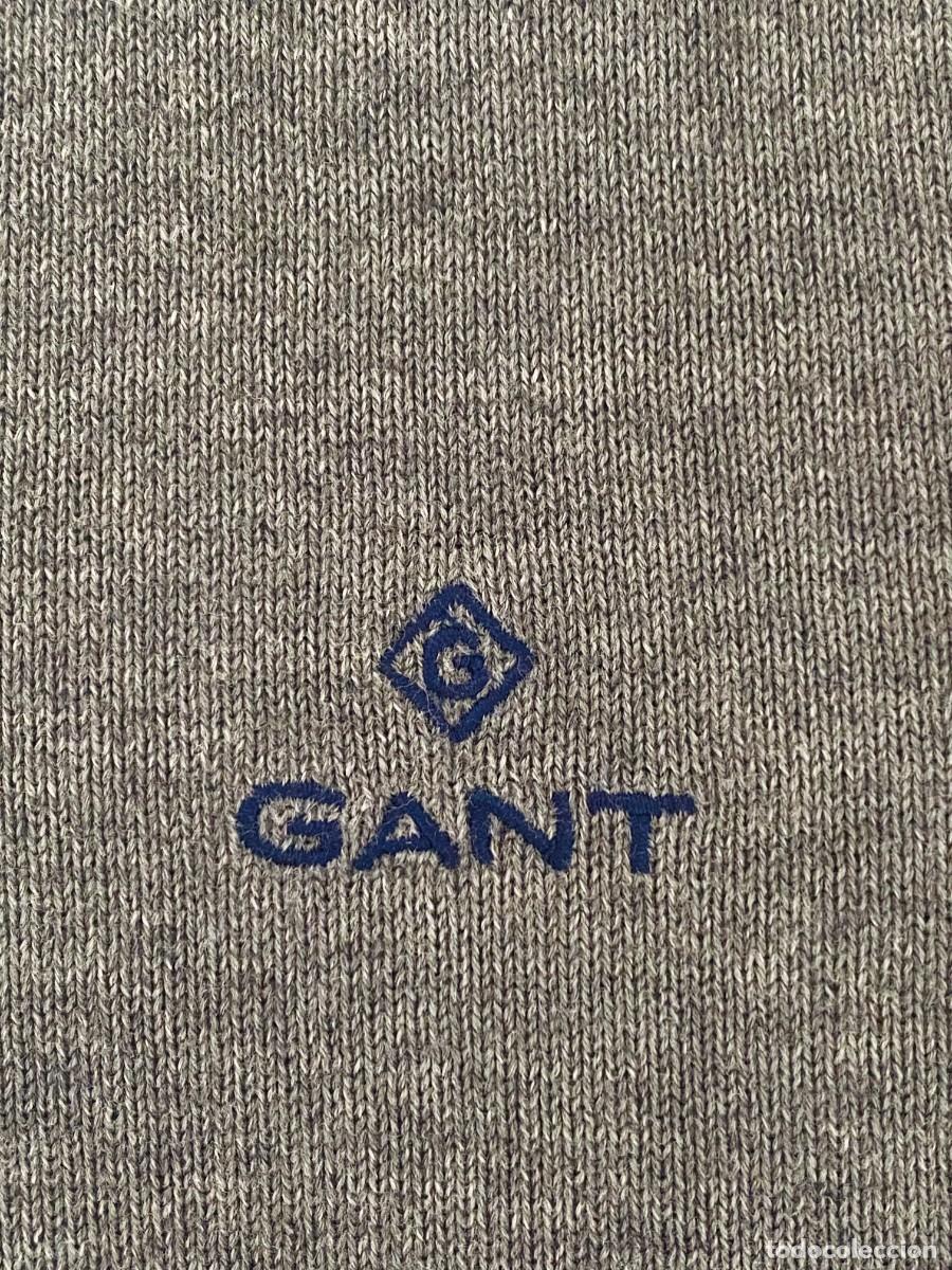 Segunda mano: JERSEY S GANT GRIS ORIGINAL env&iacute;o econ&oacute;mico - Foto 3