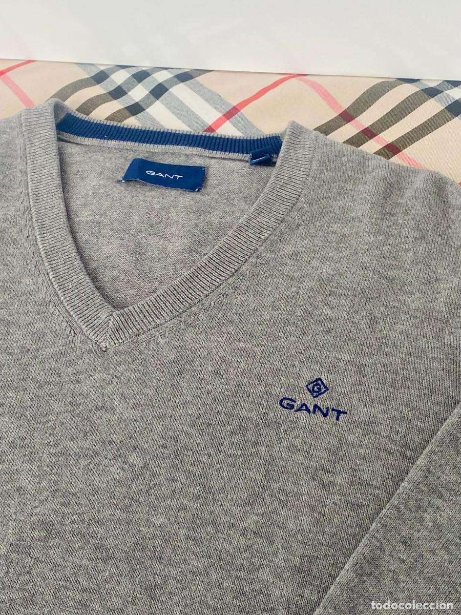 Segunda mano: JERSEY S GANT GRIS ORIGINAL env&iacute;o econ&oacute;mico - Foto 9