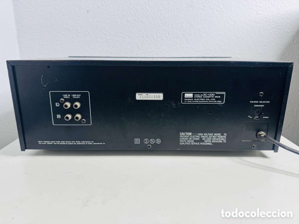 Segunda mano: Sansui SC-1330 Stereo Cassette Deck - Foto 10