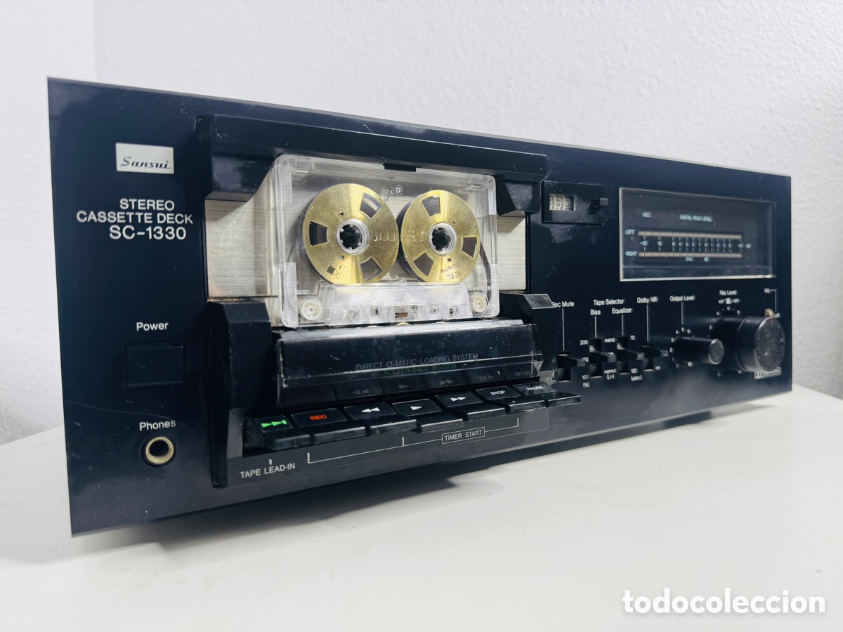 Segunda mano: Sansui SC-1330 Stereo Cassette Deck - Foto 1