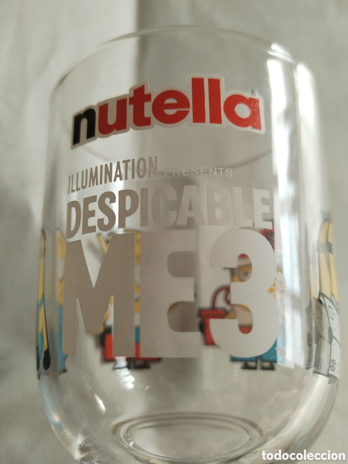 Segunda mano: Vaso Minions Nutella nuevo - Foto 3