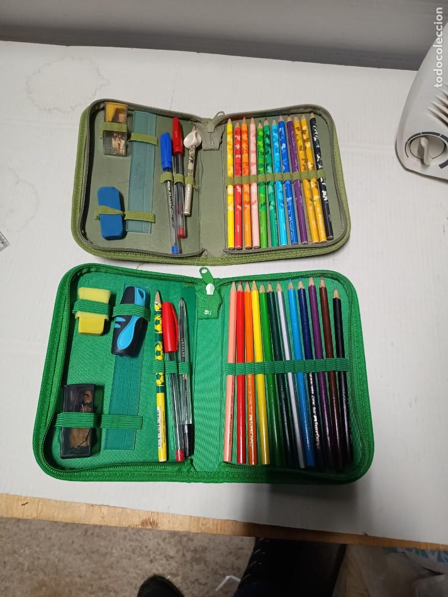 Segunda mano: DOS ESTUCHES FABER CASTELL - Foto 1