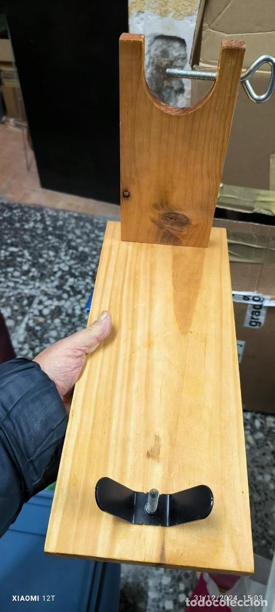 Segunda mano: JAMONERA MADERA Y METAL - Foto 1