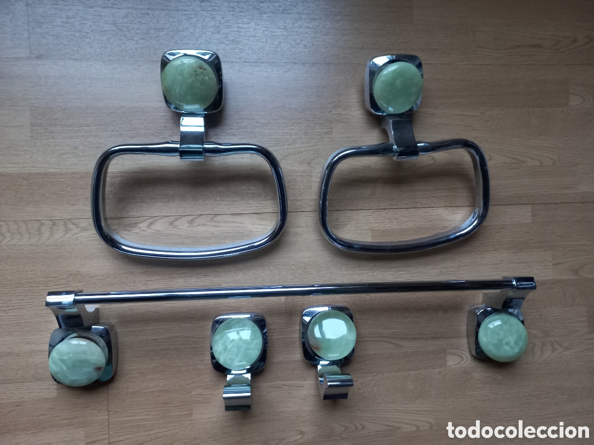 Segunda mano: Accesorios ba&ntilde;o cromados. 5 piezas. - Foto 1