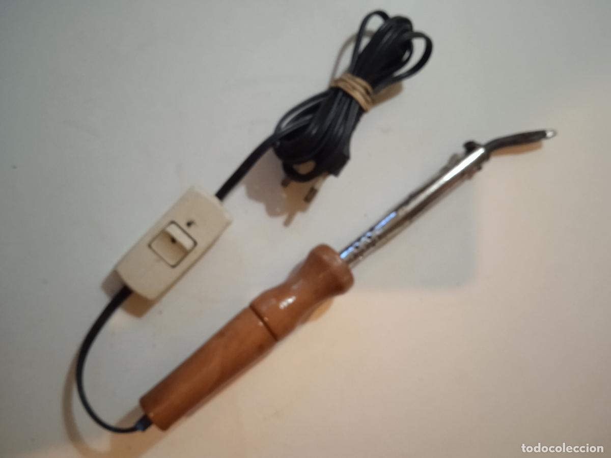Segunda mano: SOLDADOR EL&Eacute;CTRICO CON INTERRUPTOR CASERO - Foto 1