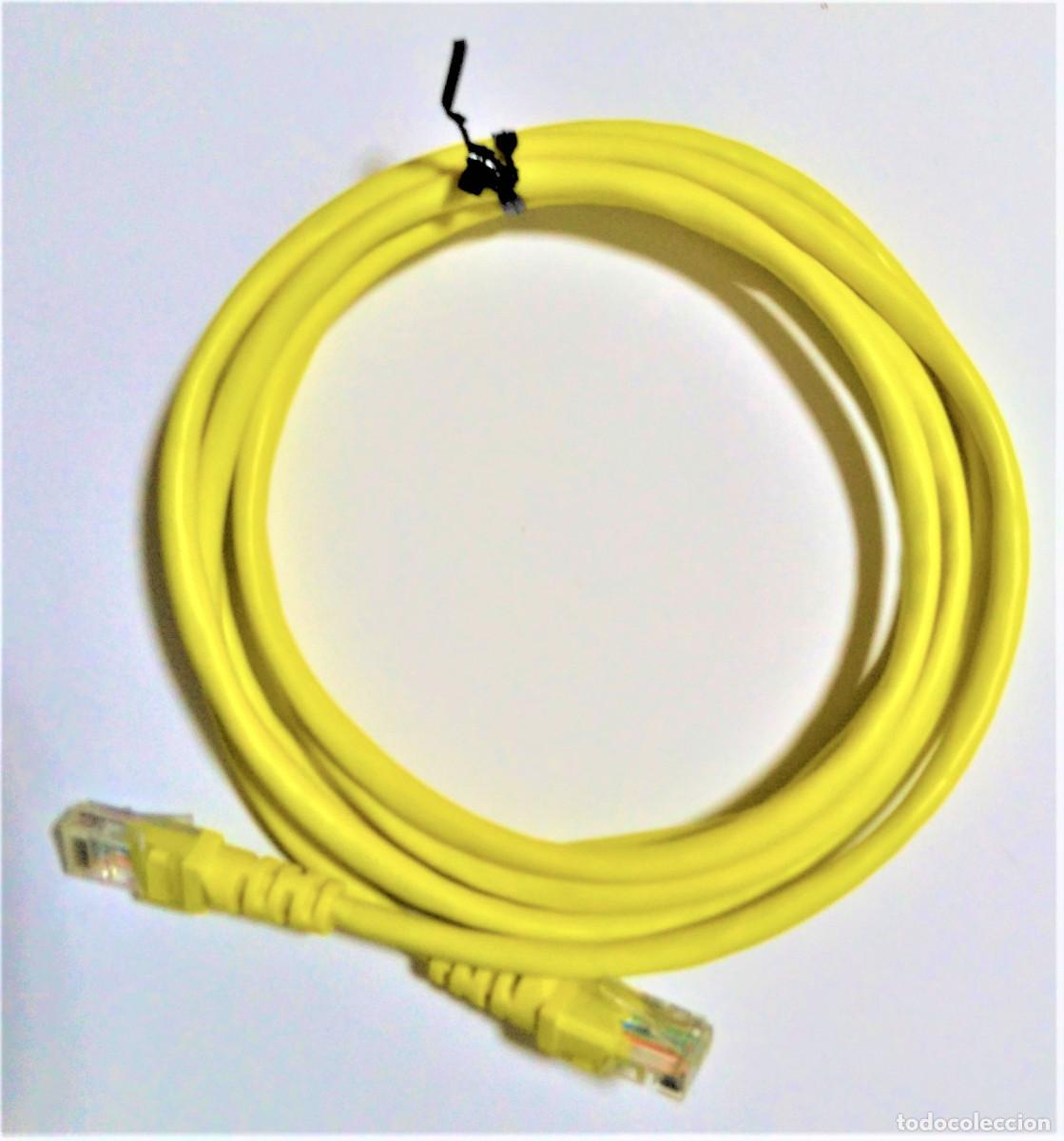 Segunda mano: CABLE ETHERNET - 1,90 m - AMARILLO. - Foto 1