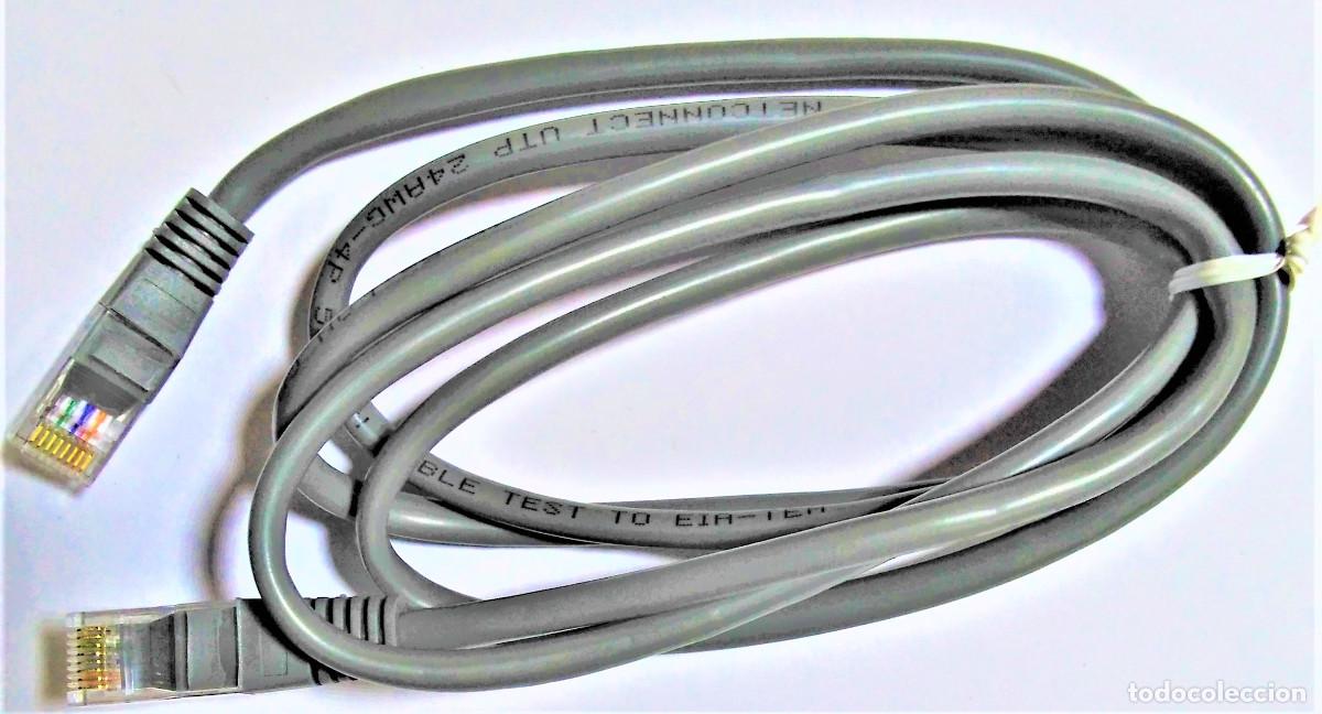 Segunda mano: CABLE ETHERNET - 1,47 m - GRIS. - Foto 1