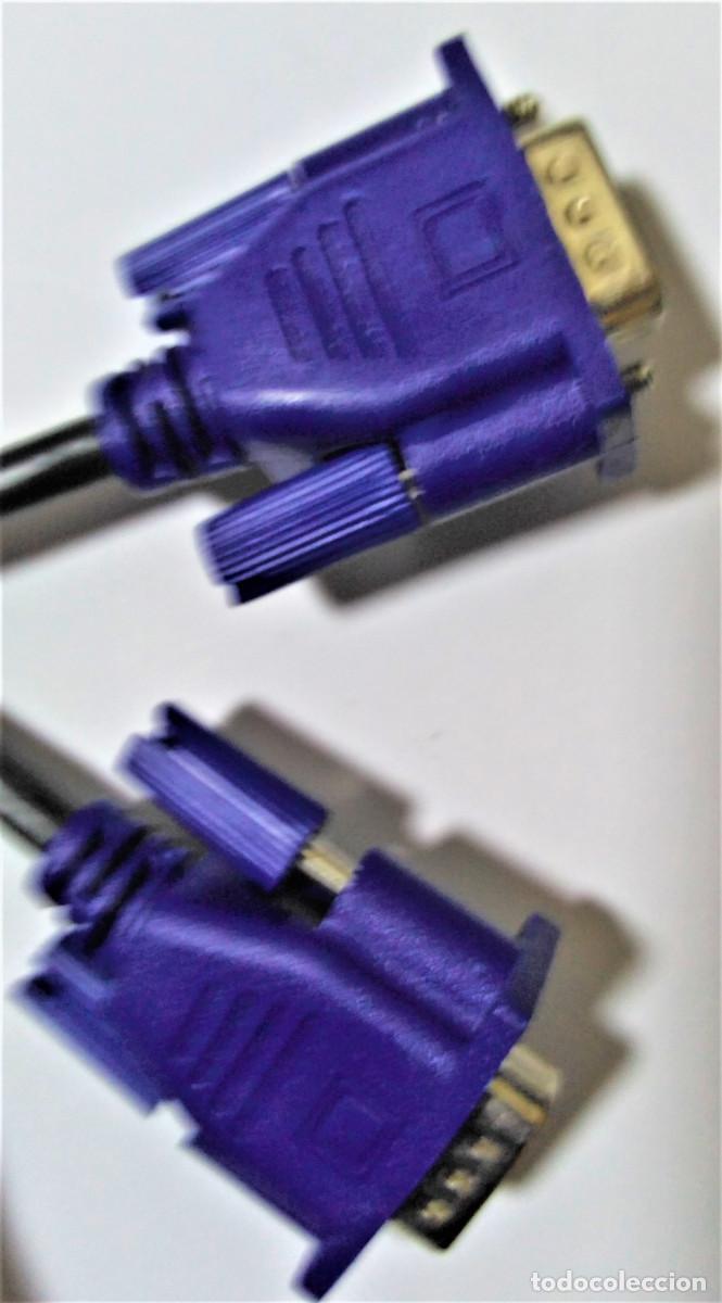 Segunda mano: CABLE VGA MACHO/MACHO DE LONGITUD 1,70 M-NEGRO - Foto 2
